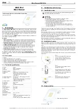 Preview for 1 page of elsner elektronik KNX W sl Technical Specifications And Installation Instructions