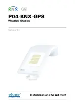 elsner elektronik P04-KNX-GPS Installation And Adjustment предпросмотр