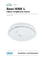 Preview for 1 page of elsner elektronik Sewi KNX L Installation And Adjustment