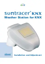 elsner elektronik Suntracer KNX basic Installation And Adjustment предпросмотр
