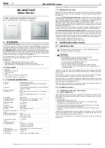 Preview for 1 page of elsner elektronik WG AQS/TH-UP Technical Specifications And Installation Instructions