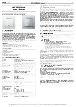 elsner elektronik WG AQS/TH-UP Technical Specifications And Installation Instructions предпросмотр