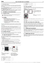 Предварительный просмотр 2 страницы Elsner Cala Touch KNX CH Series Manual