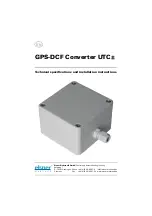 Elsner GPS-DCF Converter UTC± Technical Specifications And Installation Instructions предпросмотр