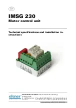 Предварительный просмотр 1 страницы Elsner IMSG 230 Installation Instructions Manual