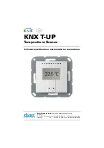 Elsner KNX T-UP Technical Specifications And Installation Instructions предпросмотр