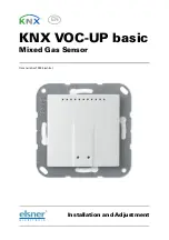 Предварительный просмотр 1 страницы Elsner KNX VOC-UP basic Installation And Adjustment Manual