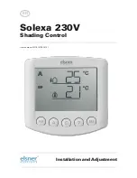 Elsner Solexa 230V Installation And Adjustment Manual preview