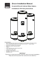 Предварительный просмотр 1 страницы Elson 120zd Installation Manual