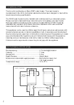 Preview for 2 page of Elson EOS7 Installation And User Instructions Manual