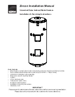 Preview for 1 page of Elson Zircon 190 S Ind Installation & Servicing Instructions Manual