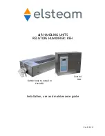 Elsteam REH12 Installation, Use And Maintenance Manual preview