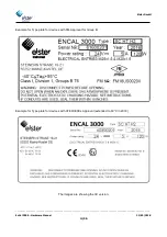 Предварительный просмотр 46 страницы Elster Instromet EnCal 3000 Hardware Manual