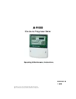 Elster A1100 Operating & Maintenance Instructions предпросмотр