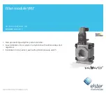 Elster Kromschroder VMF 110 Technical Information preview