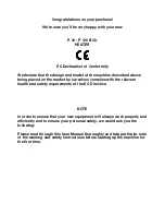 Preview for 2 page of Elster P 100 User Manual And Maintenance Instructions