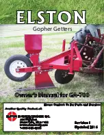 Elston Manufacturing GA-700 Owner'S Manual предпросмотр