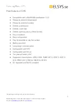 Preview for 5 page of Elsys EMS Operating Manual