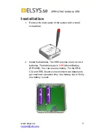 Preview for 3 page of Elsys ERS Operating Manual