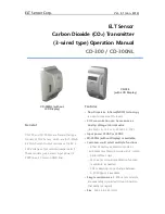 ELT Sensor CD-300 Operation Manual preview