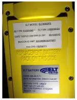 ELT ELT406GPS Installation, Operating And Maintenance Manual preview