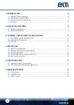 Preview for 2 page of ELT iLC CORE Series User Manual