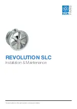 ELTA FANS Revolution SLC Series Installation & Maintenance предпросмотр