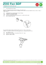 Preview for 4 page of Elta Select Zoo Fan SDF Series Installation And Maintenance Instructions Manual