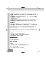 Предварительный просмотр 52 страницы Elta 2322USB Owner'S Manual