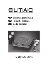 Предварительный просмотр 1 страницы Eltac IN 20 Instruction Manual