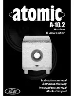 Eltax Atomic A-10.2 Instruction Manual preview