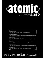 Preview for 12 page of Eltax Atomic A-10.2 Instruction Manual