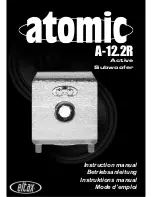 Preview for 1 page of Eltax Atomic A-12.2R Instruction Manual