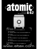 Preview for 12 page of Eltax Atomic A-8.2 Instruction Manual