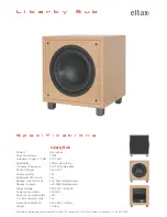 Preview for 2 page of Eltax Speaker System 712 Specifications