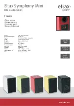 Предварительный просмотр 1 страницы Eltax Symphony Mini Symphony Mini Series Specification Sheet