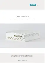 ELTEC CYBOX GW 2-P Installation Manual предпросмотр