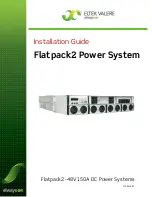 Eltek Valere Flatpack2 Installation Manual preview