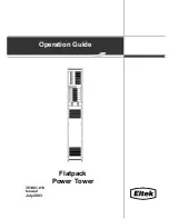 Eltek Flatpack Power Tower Operation Manual предпросмотр