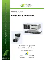 Eltek FlatpackS 48/1000 HE User Manual preview