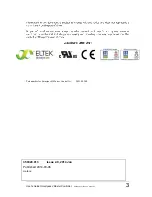 Preview for 3 page of Eltek Smartpack2 User Manual