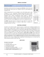 Preview for 4 page of Elterm goldline asbii Operating And Assembly Manual