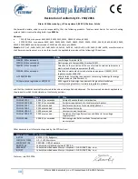 Preview for 10 page of Elterm redline asbill Operating And Assembly Manual