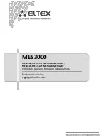 ELTEX MES3108 Operation Manual предпросмотр