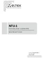 ELTEX NTU-1 User Manual preview