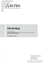 ELTEX RG-34-Wac User Manual предпросмотр