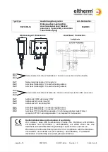 Предварительный просмотр 8 страницы eltherm 0620001 Operating Manual