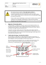 Предварительный просмотр 3 страницы eltherm 0621501 Operating Instructions Manual