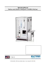 Предварительный просмотр 1 страницы ELTRA CS-580A Operating Manual