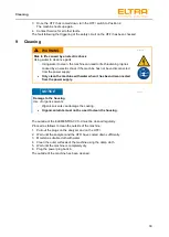 Предварительный просмотр 39 страницы ELTRA ELEMENTRAC CS-d Operating Manual